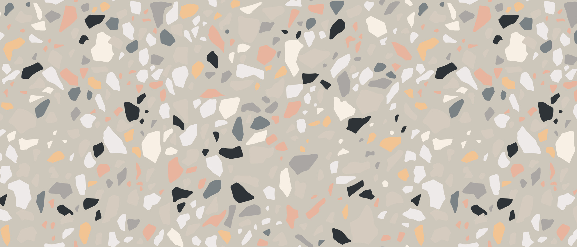 Tapis vinyle texture inspiré du terrazzo - TenStickers