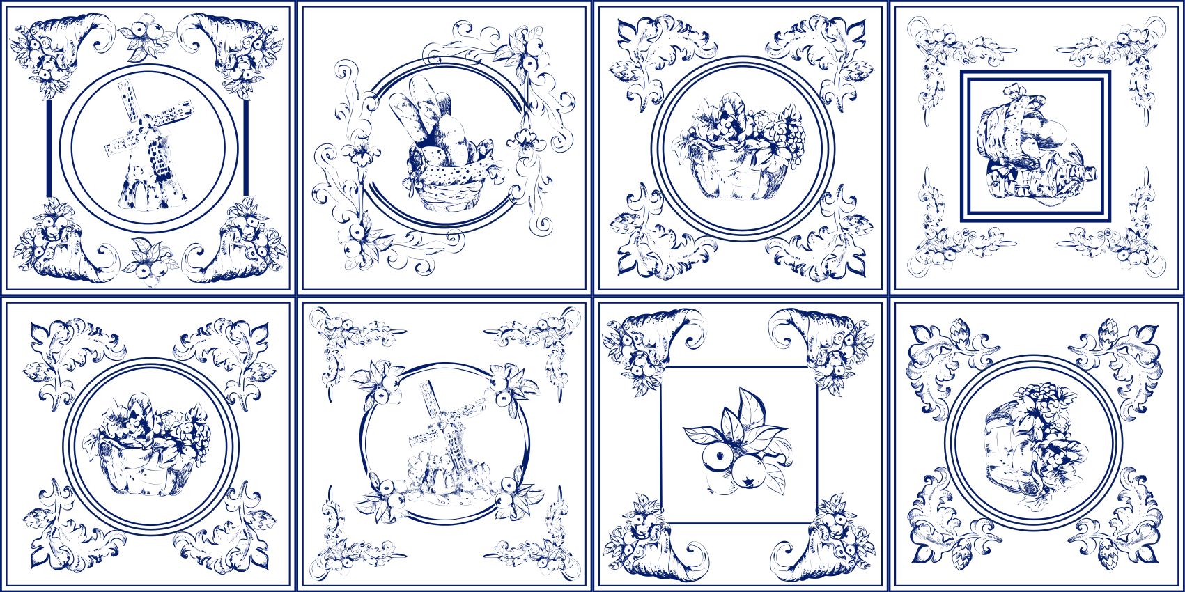 Tapis vinyle carreaux de ciment l'élégance de la porcelaine - TenStickers