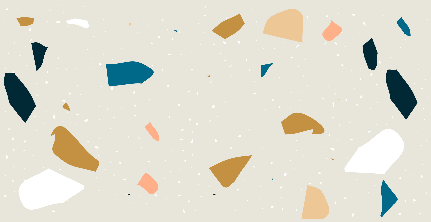 Tapis vinyle géométrique éclaboussure de terrazzo - TenStickers