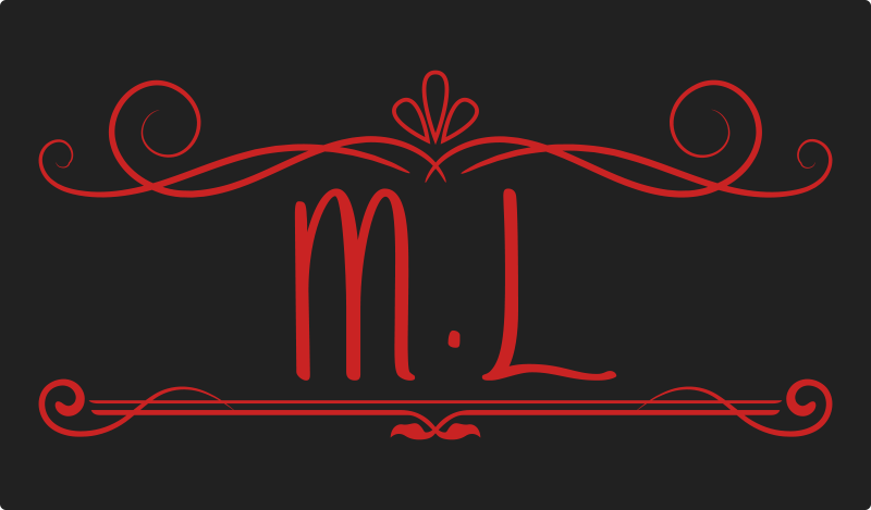 Tapis vinyle personnalisé élégance du monogramme - TenStickers