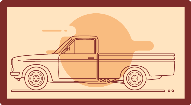 Tapis vinyle pour enfants illustration de véhicule jouet - TenStickers