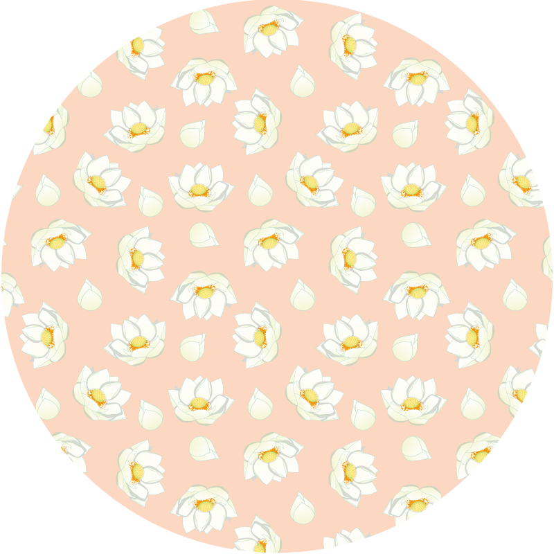 Tapis vinyle fleurs et plantes fleur florale - TenStickers