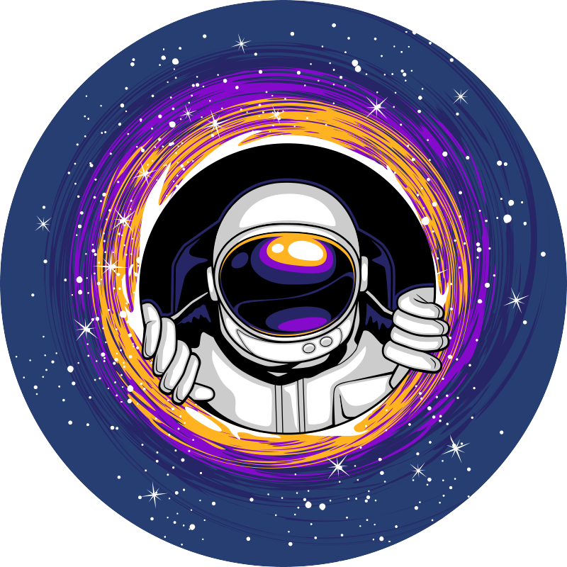 Tapis vinyle autres tapis jeu sur le thème de l'espace - TenStickers