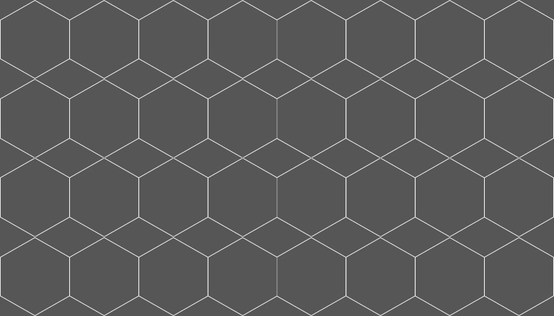 Tapis vinyle carreaux de ciment tuiles hexagonales - TenStickers