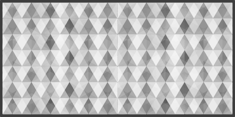 Tapis vinyle géométrique motif triangle - TenStickers