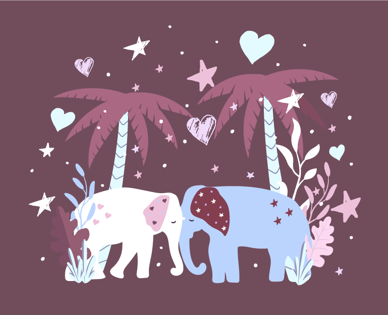 Tapis vinyle pour enfants safari enfant - TenStickers