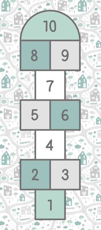 Tapis de jeu Terrain de jeu pour les enfants - TenStickers