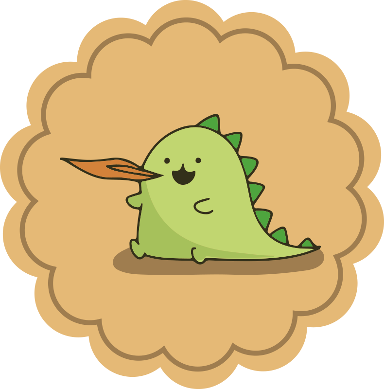 Tapis vinyle pour enfants personnage de dessin animé vert - TenStickers