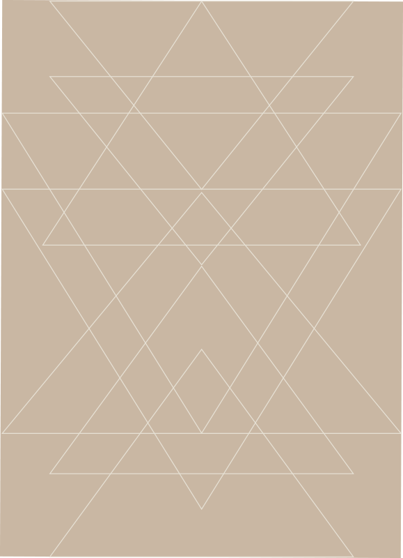 Tapis vinyle moderne motif géométrique - TenStickers