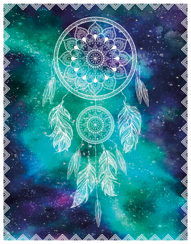 tapis vinyle chambre Attrapeur de rêves - TenStickers