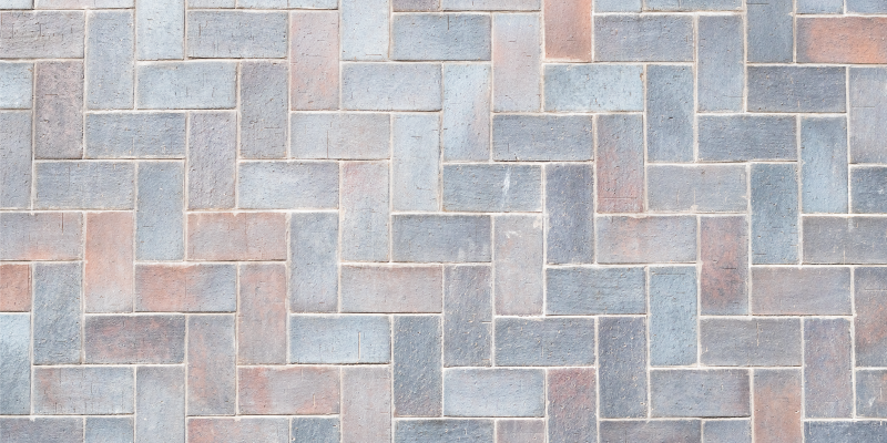 Tapis vinyle salle de bain motif de panier en pierre - TenStickers