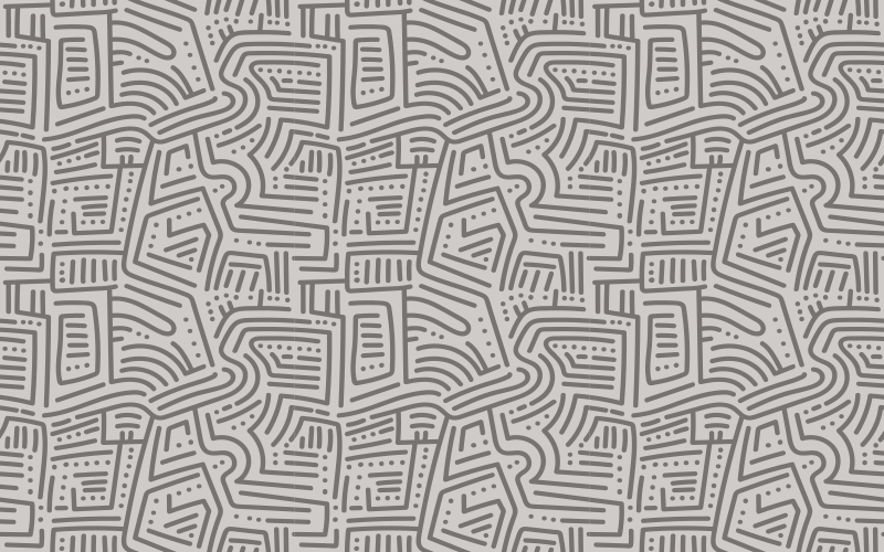 Tapis vinyle moderne formes linéaires abstraites - TenStickers