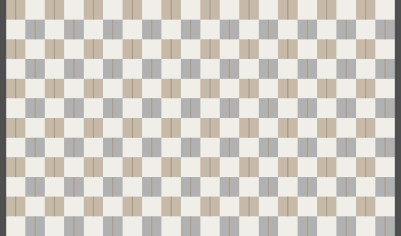 Tapis vinyle géométrique empreinte d'échecs - TenStickers