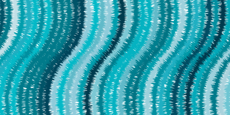 Tapis vinyle textures aqua ondulé - TenStickers