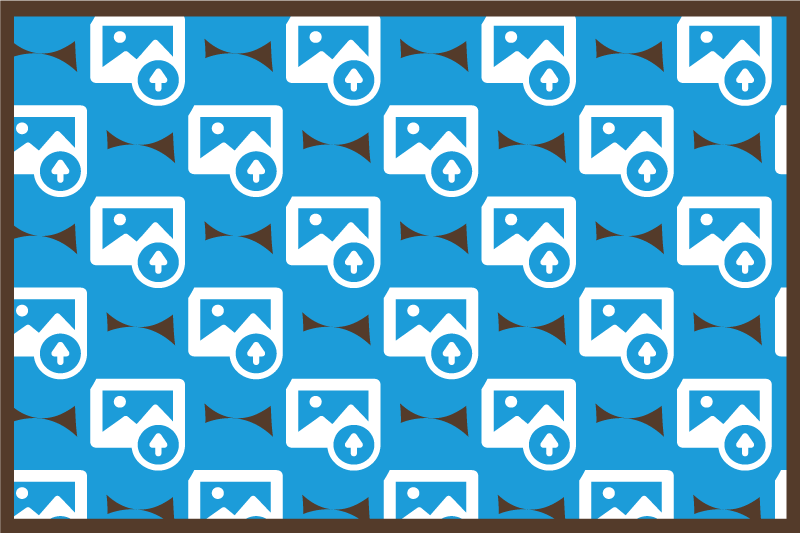 Tapis vinyle personnalisé modèle d'image - TenStickers