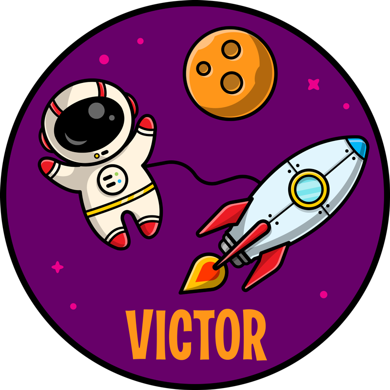 Tapis vinyle autres tapis expédition avec nom - TenStickers