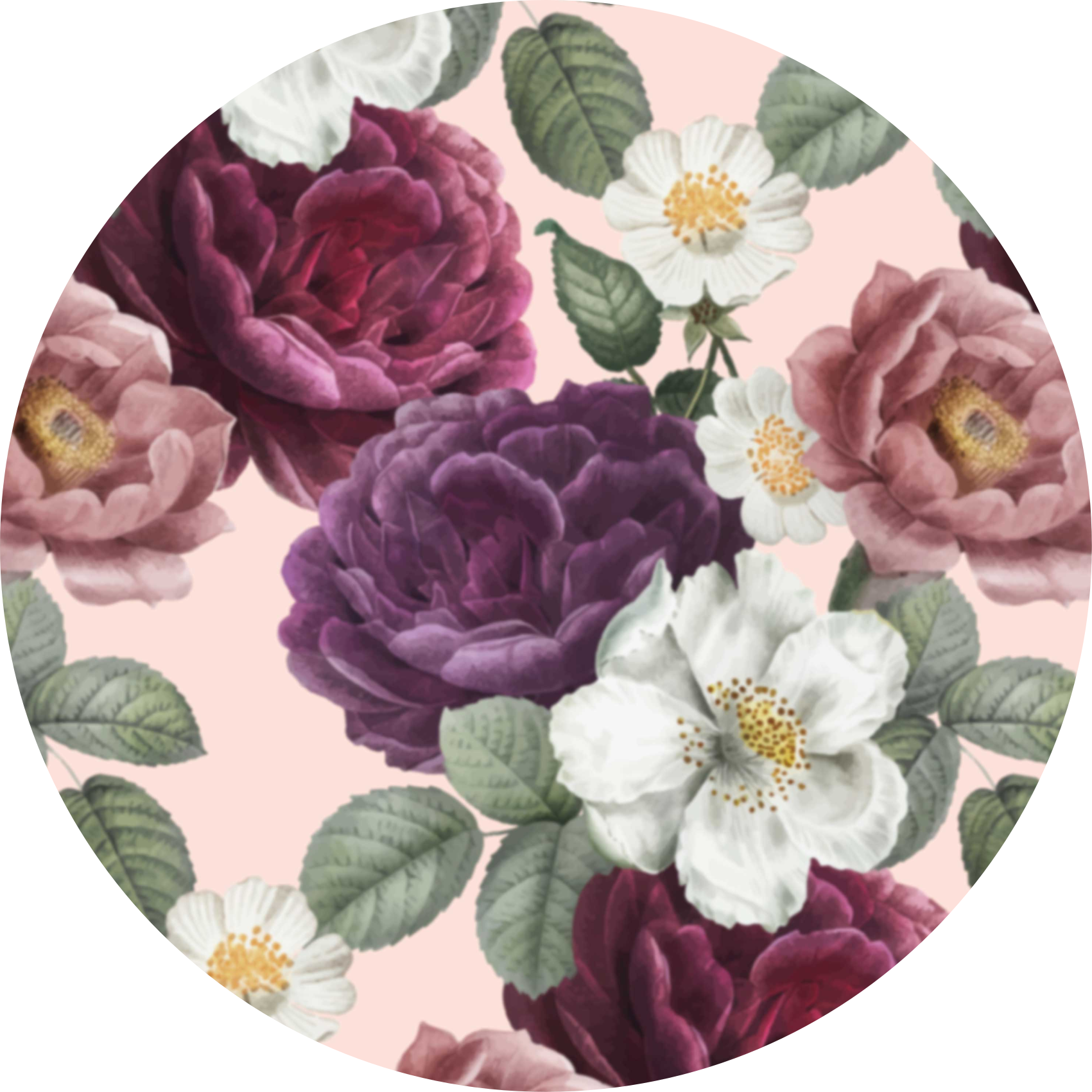 Tapis vinyle fleurs et plantes arrangement Élégant de fleurs - TenStickers