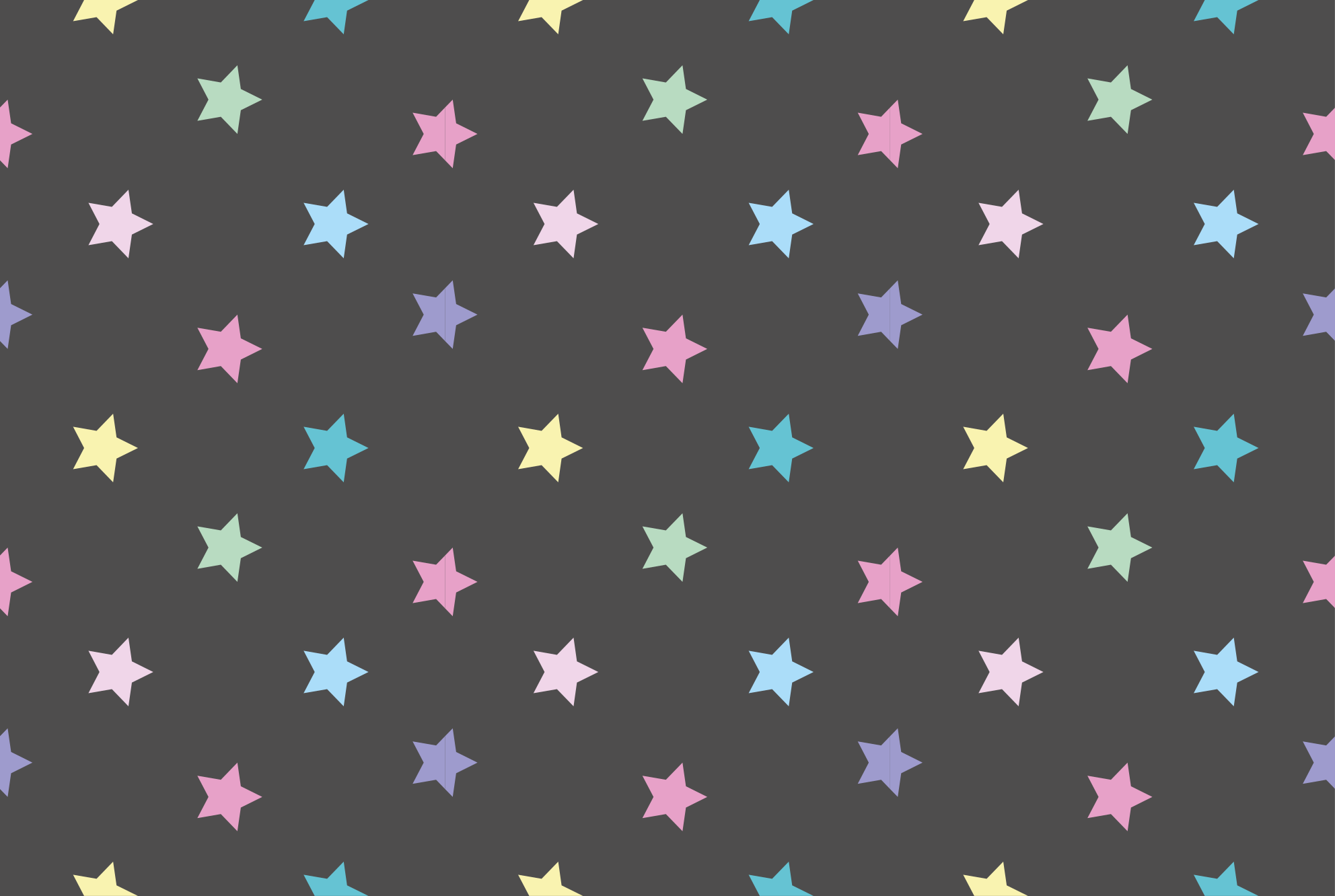 Tapis vinyle étoile motif coloré pour enfants - TenStickers