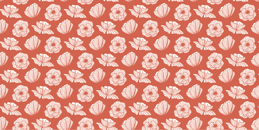 Tapis vinyle fleurs et plantes élément floral - TenStickers