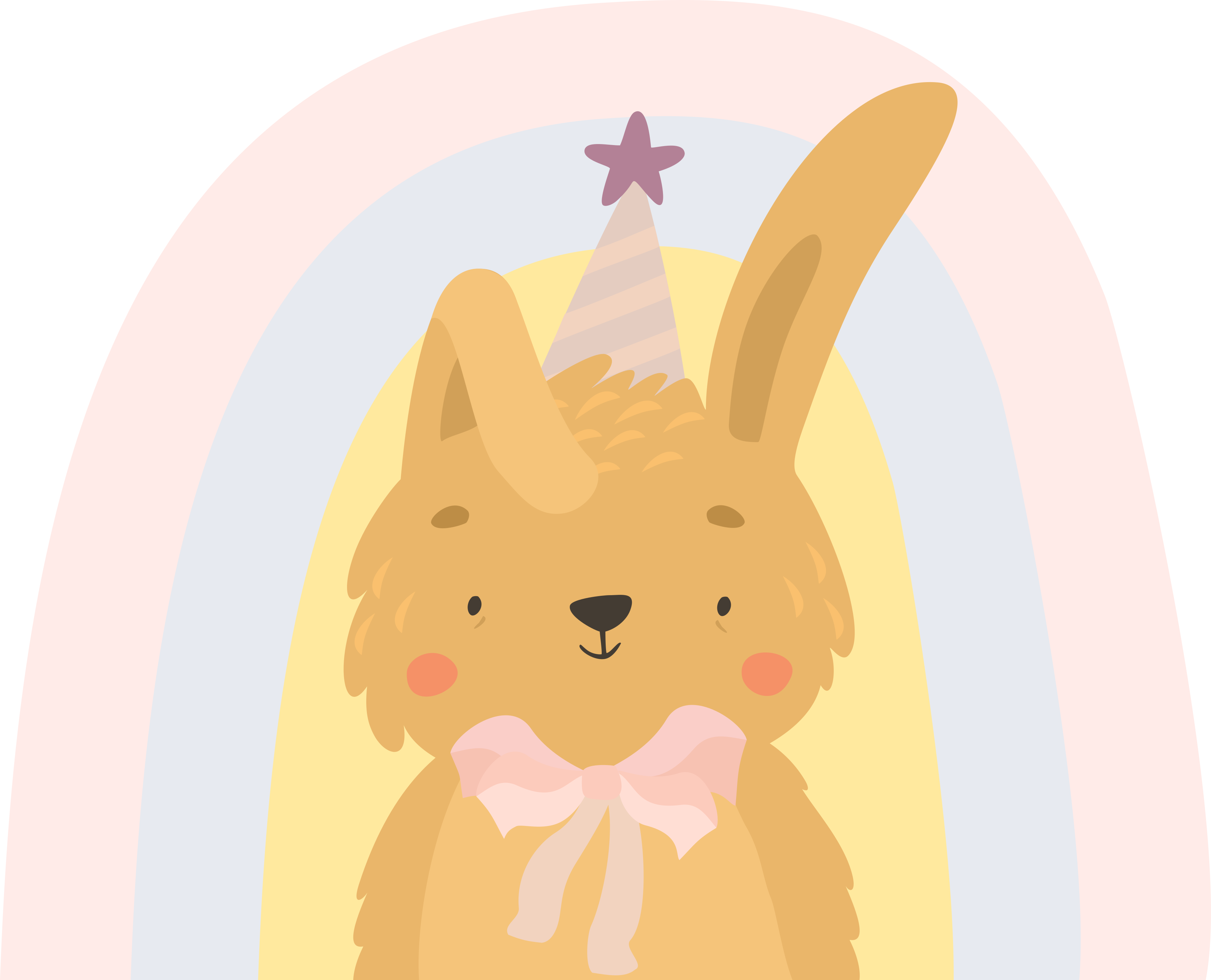 Tapis vinyle pour enfants adorable œuvre d'art de lapin - TenStickers