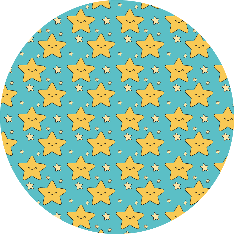 Tapis vinyle autres tapis motif d'étoile joyeux - TenStickers
