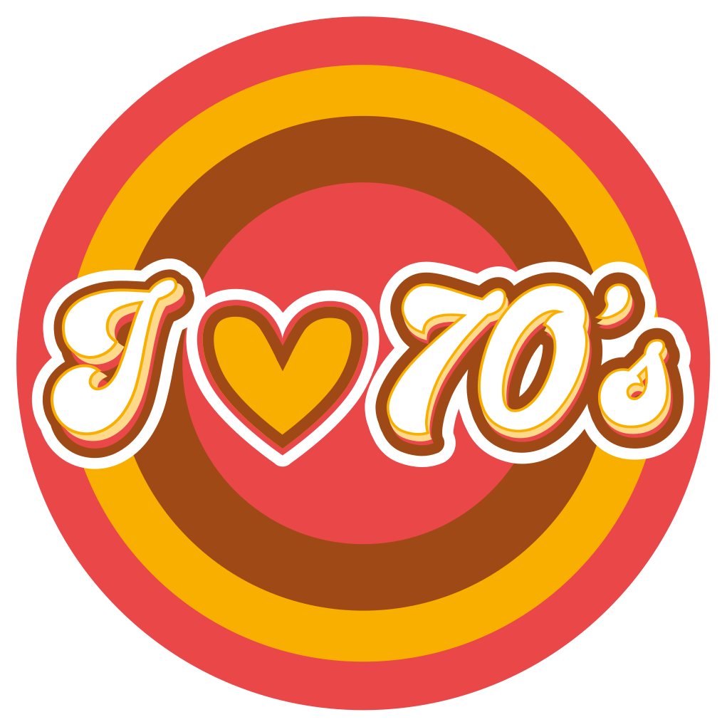 Tapis vinyle vintage symbole d'amour rétro - TenStickers