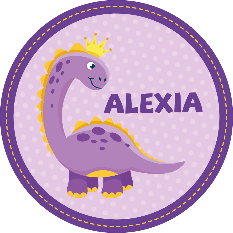 Tapis vinyle personnalisé œuvres d'art sur les dinosaures - TenStickers