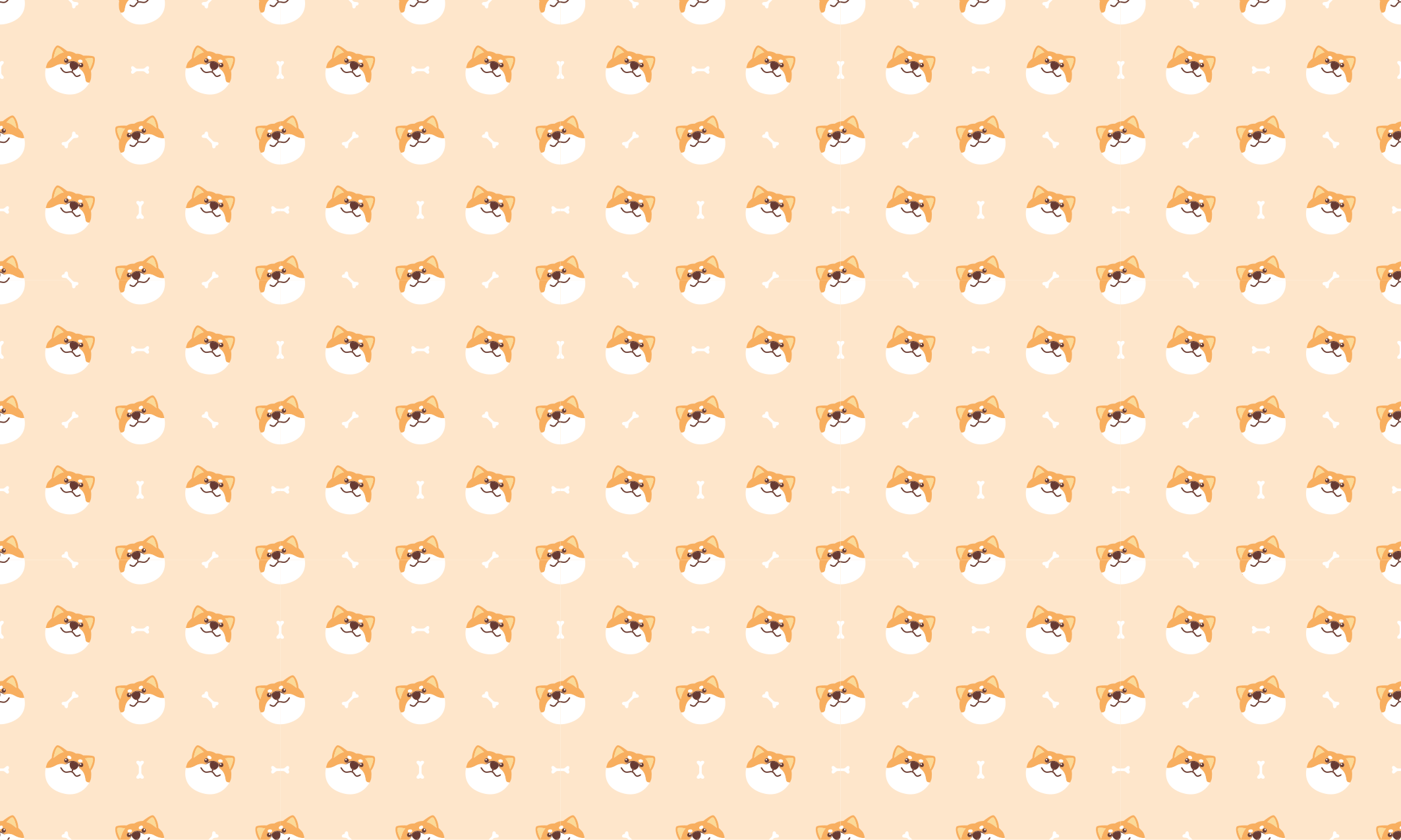 Tapis vinyle animal visages de chiens mignons - TenStickers
