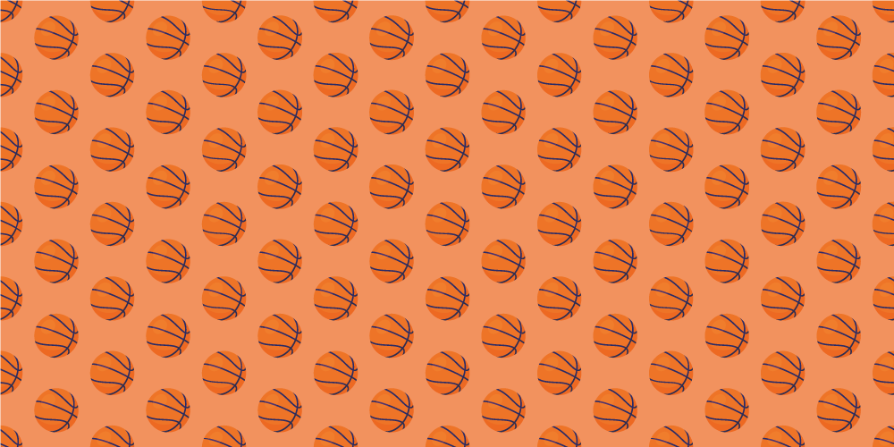 Tapis vinyle jeux concept de basket-ball - TenStickers