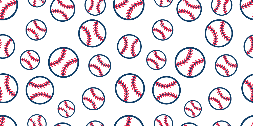 Tapis vinyle jeux modèle de baseball - TenStickers