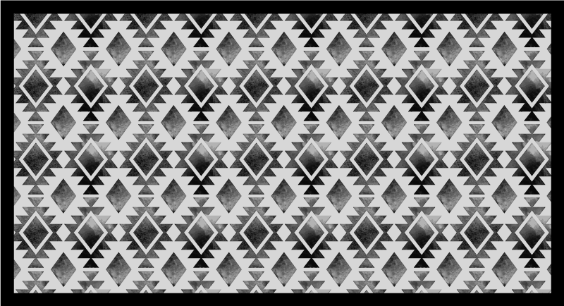 Tapis vinyle moderne style de motif géométrique - TenStickers