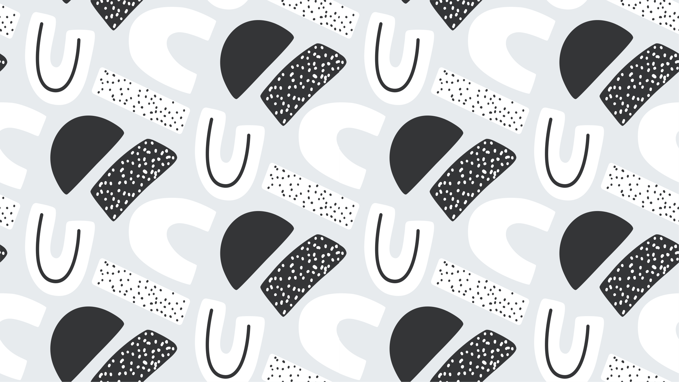 Tapis vinyle chambre bébé formes abstraites monochromes - TenStickers