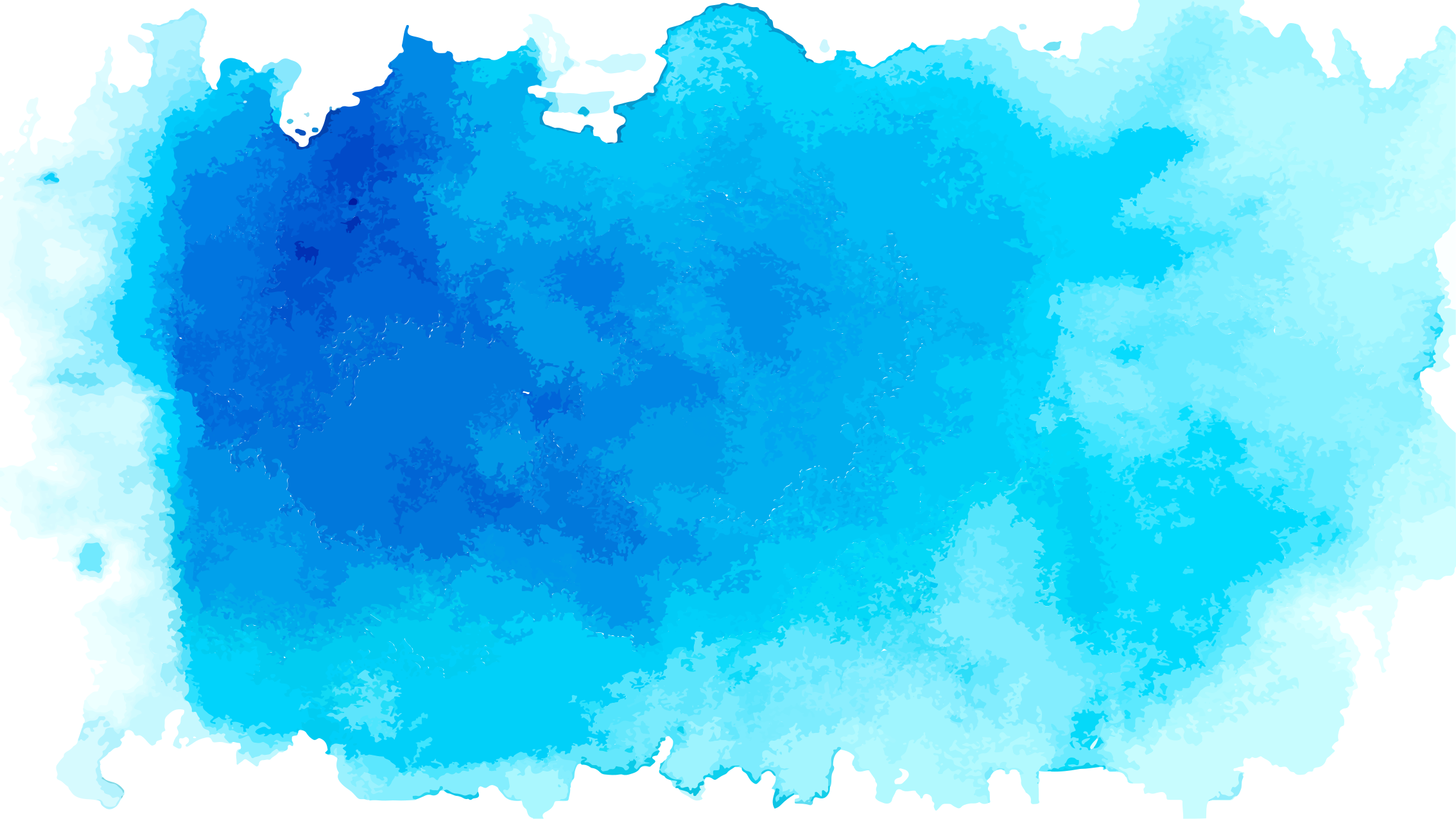 Tapis vinyle minimaliste éclaboussure d'aquarelle bleue - TenStickers