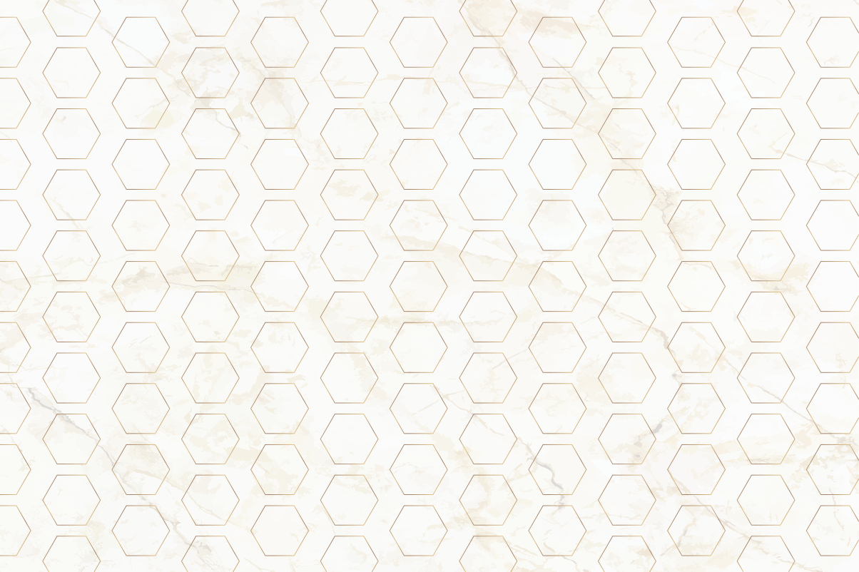 Tapis vinyle marbre motif marbré hexagonal - TenStickers