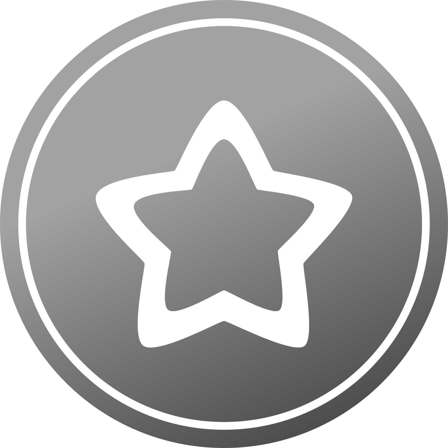 Tapis vinyle étoile motif gris élégant - TenStickers