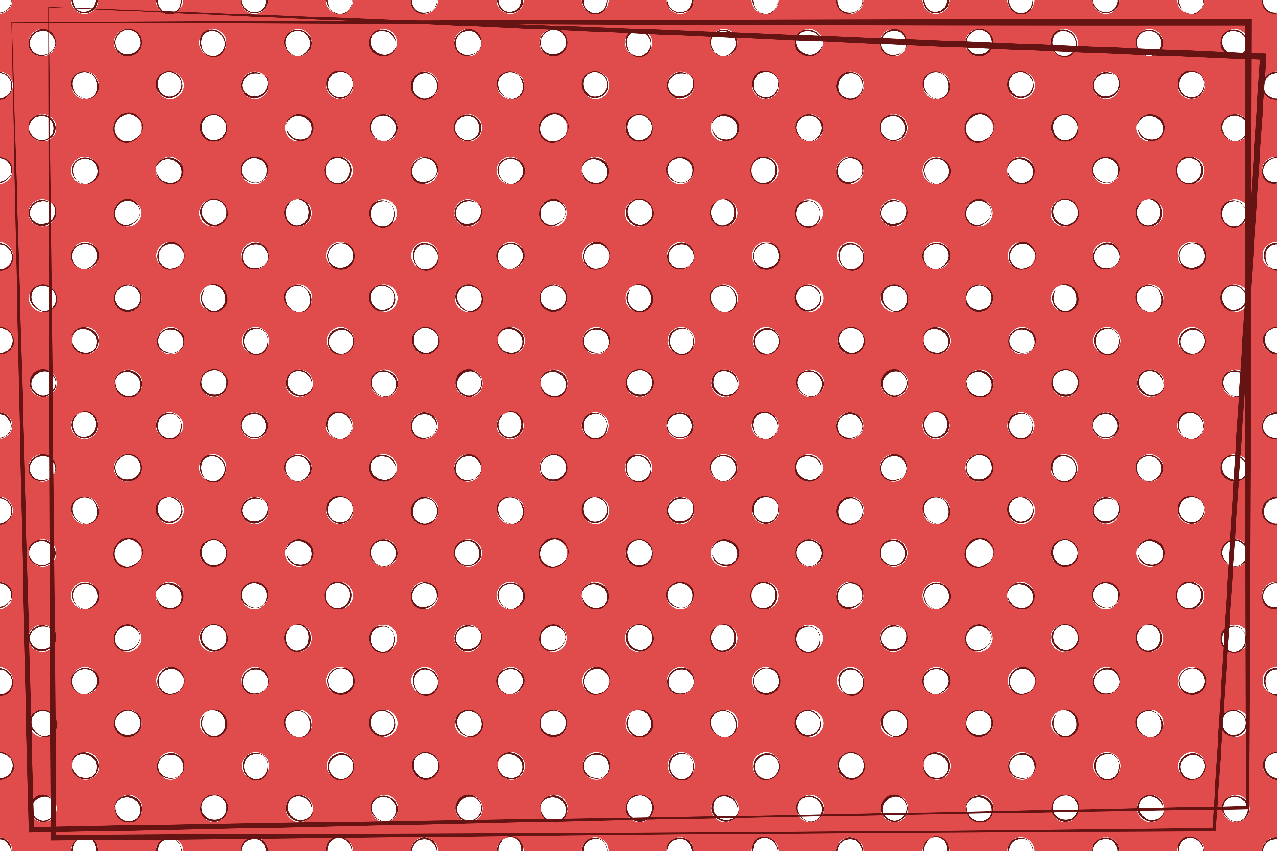 Tapis vinyle imitation parquet pois rouges - TenStickers