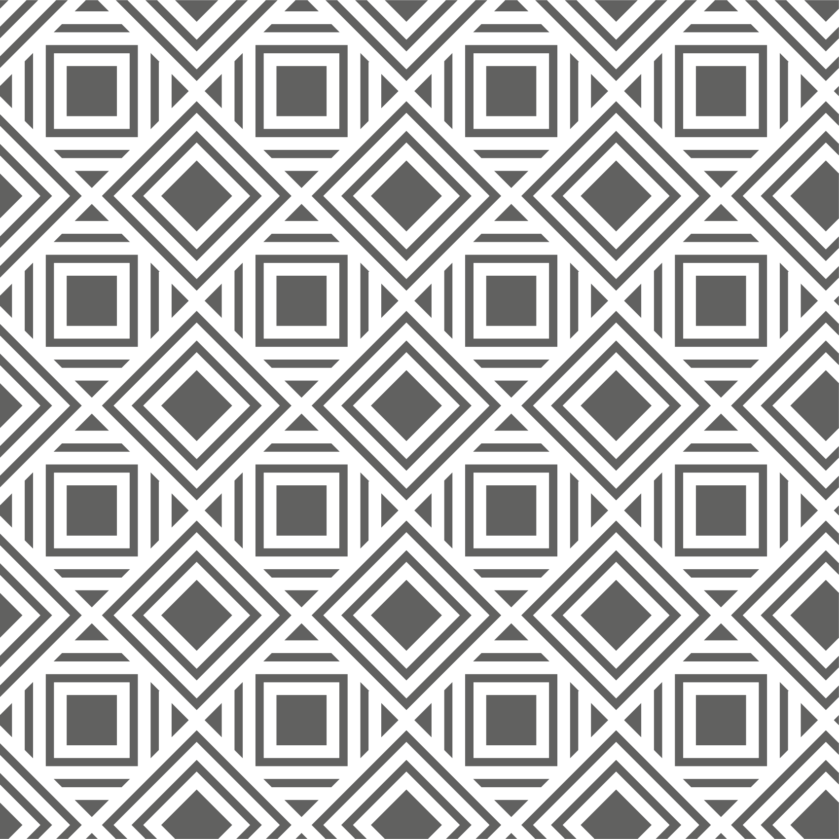 Tapis vinyle géométrique motif losanges élégant - TenStickers