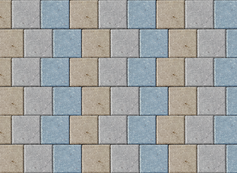Tapis vinyle carreaux de ciment carreaux carrés multicolores - TenStickers