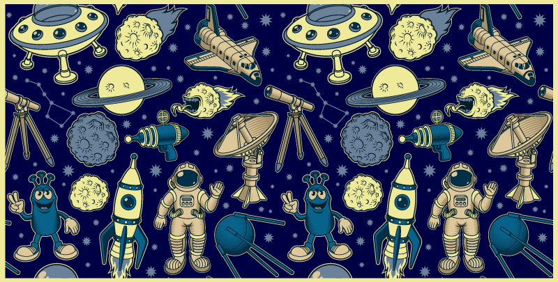 Tapis vinyle autres tapis idée de voyage céleste - TenStickers