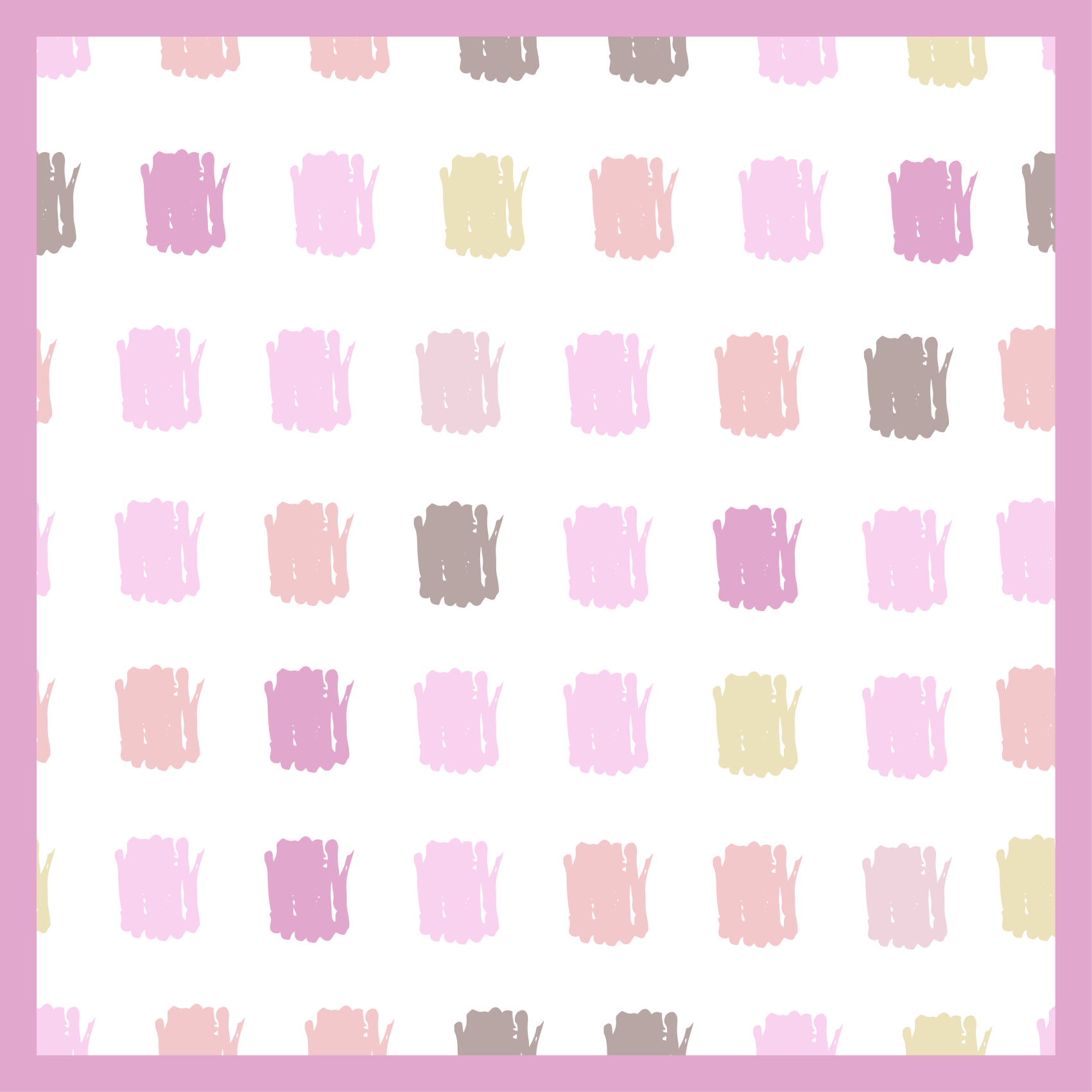 Tapis vinyle texture palette de couleurs douces - TenStickers