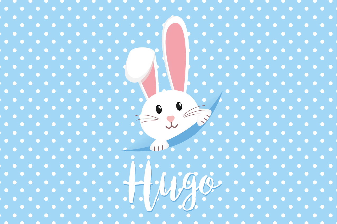 Tapis vinyle autres tapis lapin et taupes - TenStickers