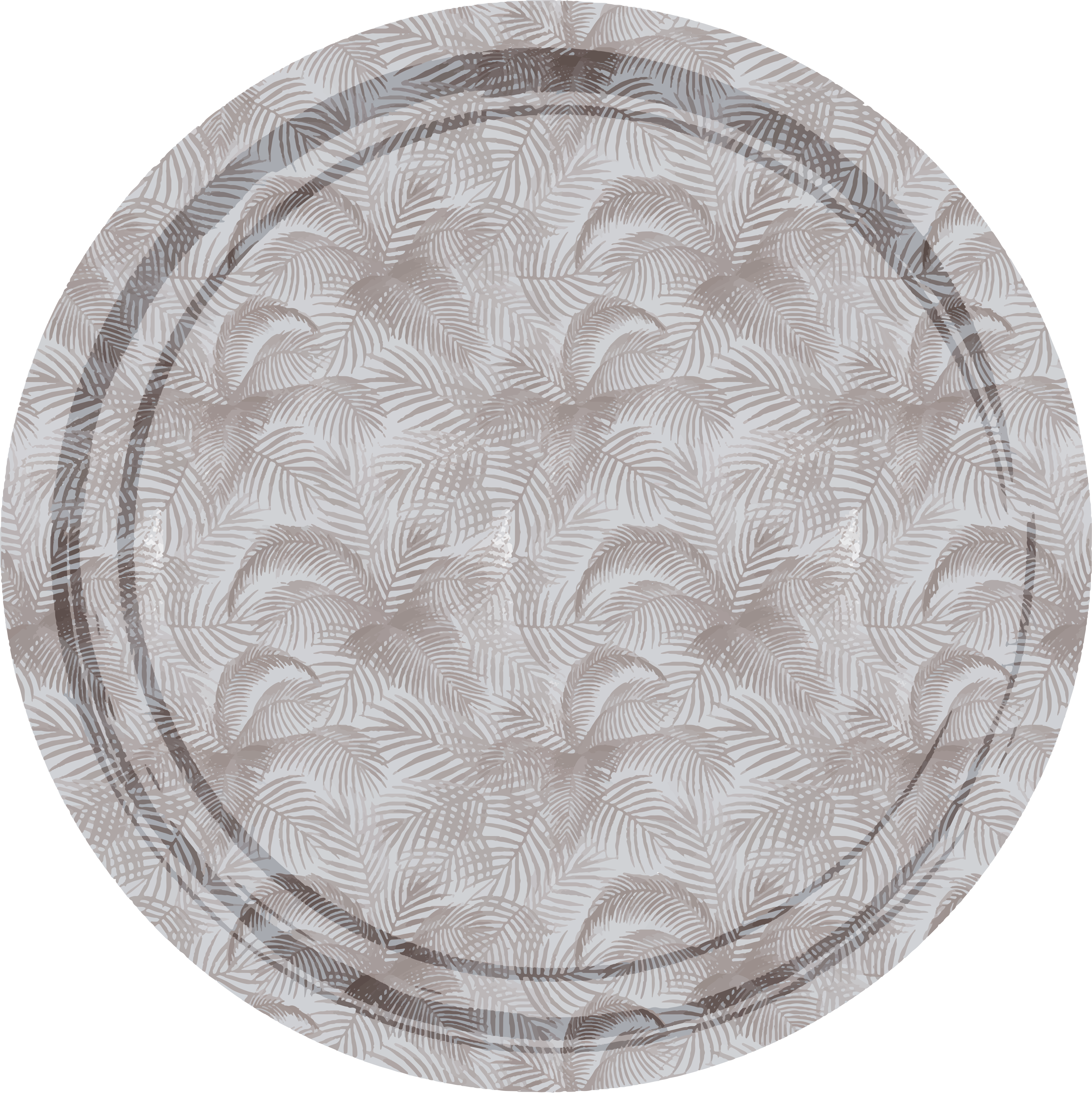 Tapis vinyle fleurs et plantes superposition botanique - TenStickers