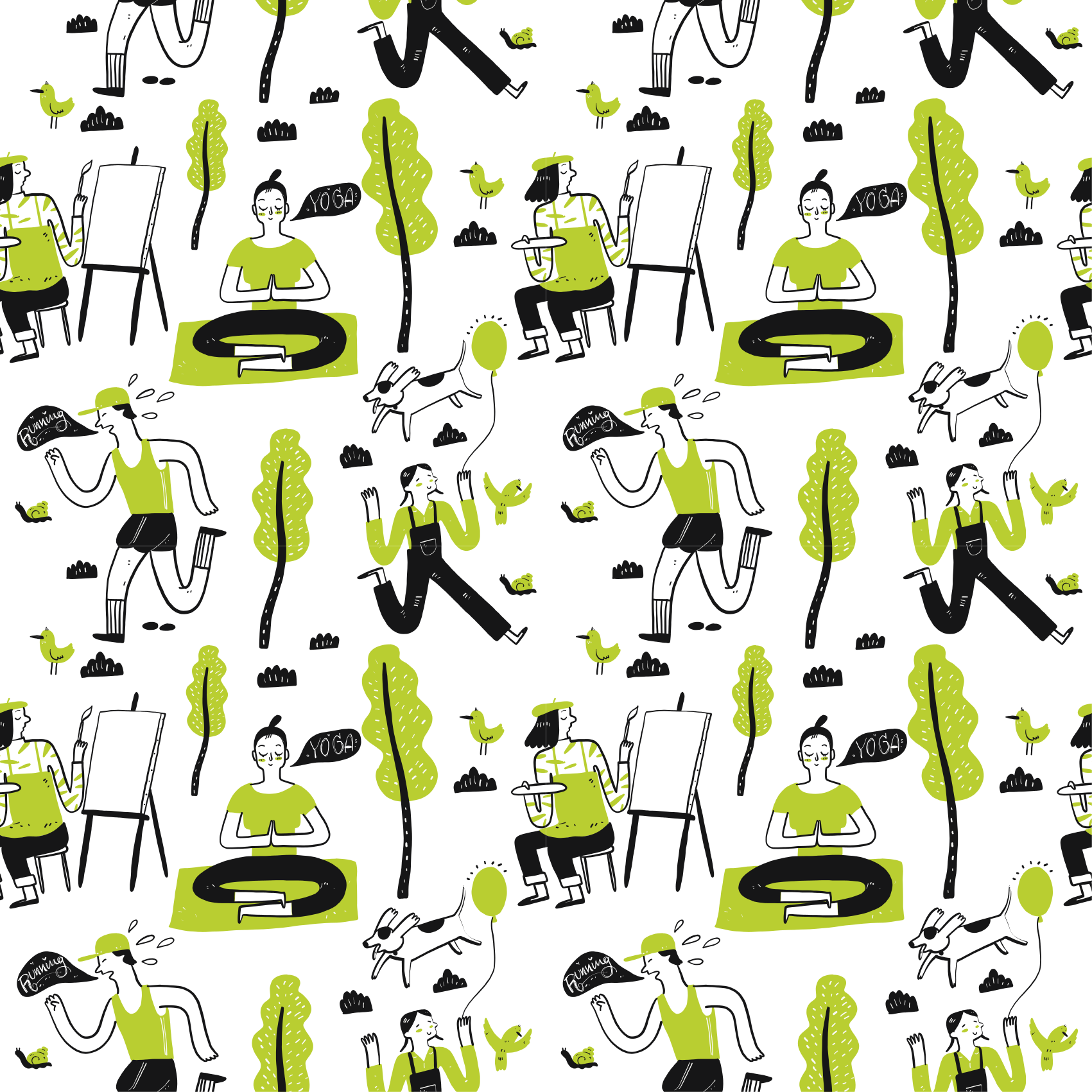 Tapis vinyle texture scènes urbaines ludiques - TenStickers