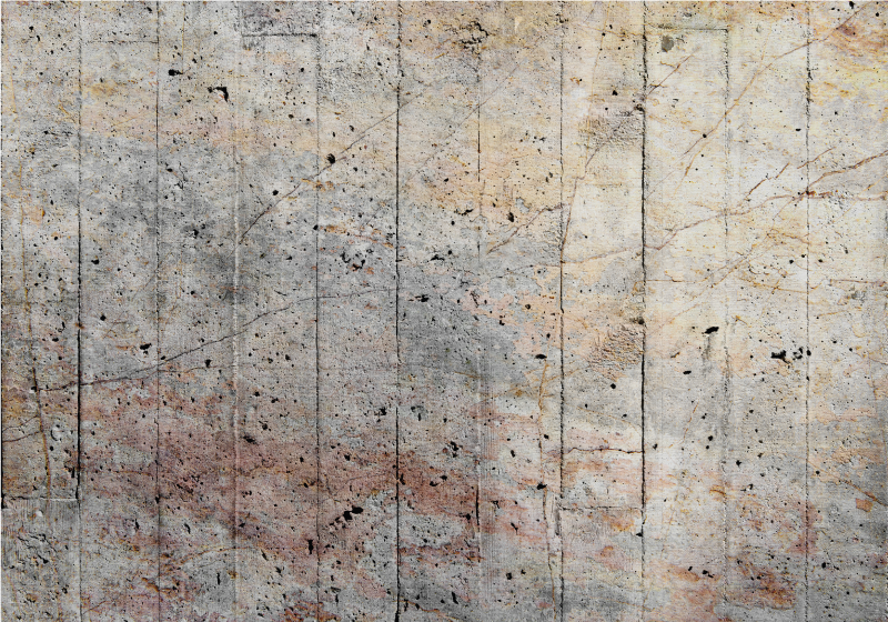 Tapis vinyle moderne Vieilles couleurs de béton industriel - TenStickers