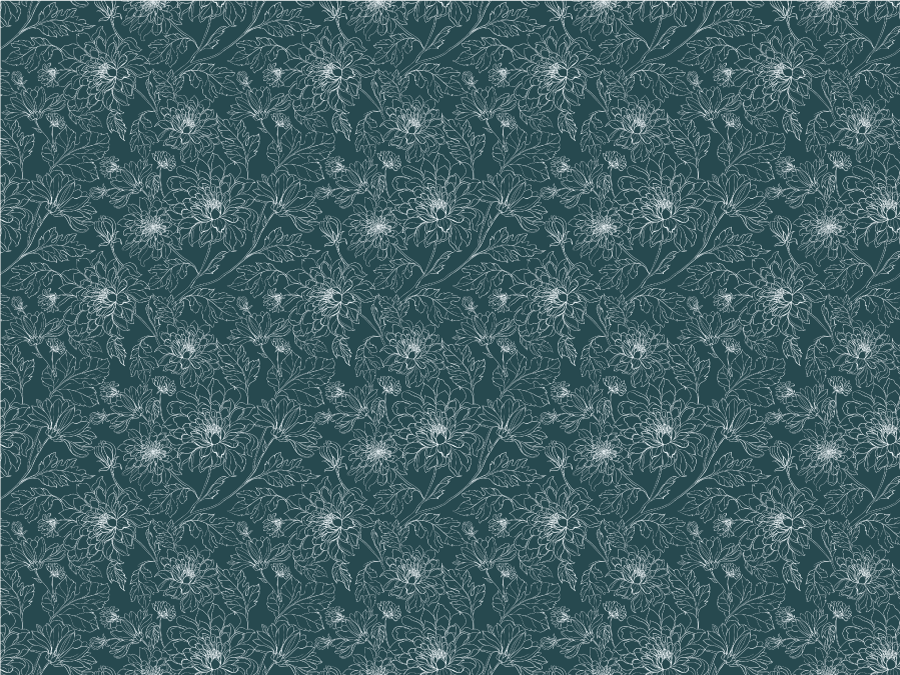 Tapis vinyle salon Fleurs blanches grand-millénaires - TenStickers