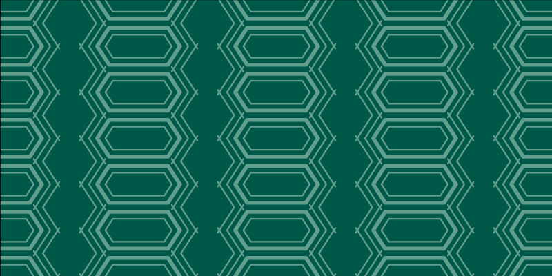 Tapis vinyle géométrique motif émeraude - TenStickers