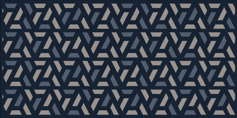 Tapis vinyle géométrique angles imbriqués - TenStickers