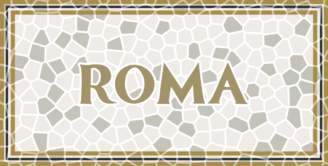 Tapis vinyle personnalisé rome personnalisé - TenStickers