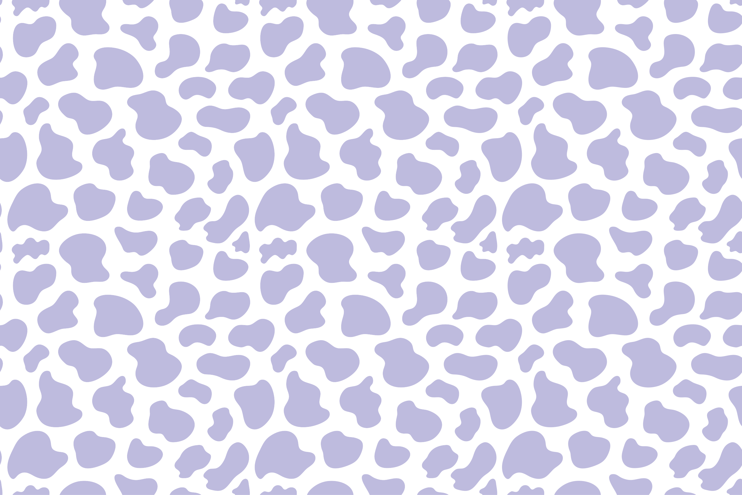 Tapis vinyle animal taches de léopard lavande - TenStickers
