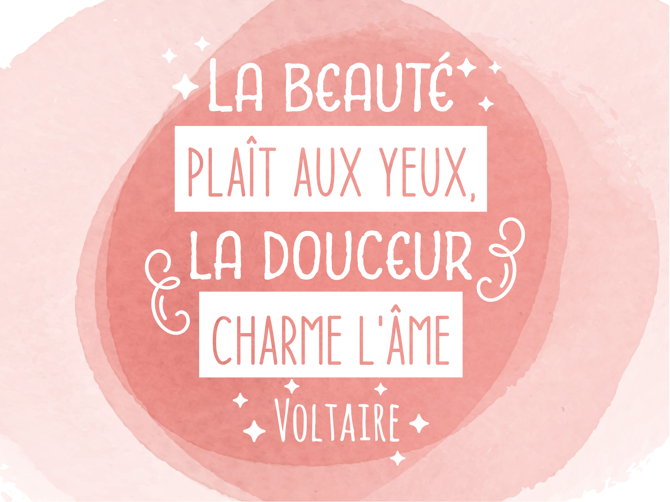 Tapis vinyle citation voltaire dicton d'amour - TenStickers